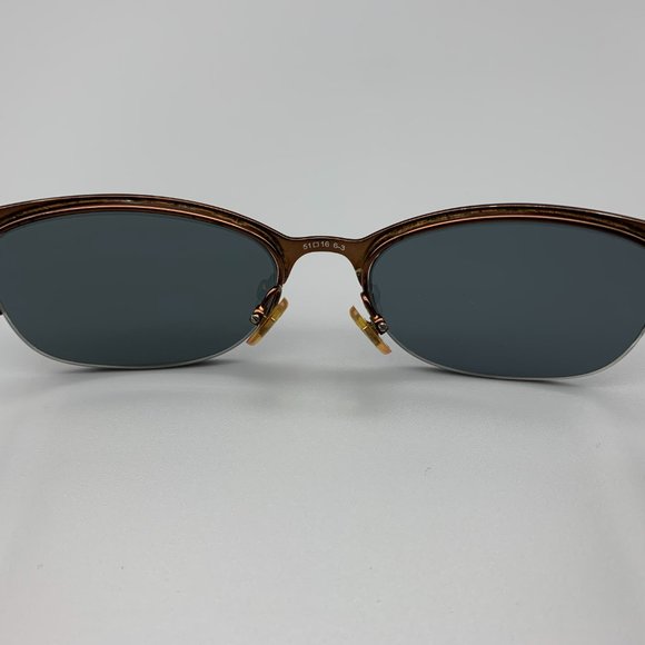 Kate Spade Valary Brown Metal Semi-Rim Sunglasses main image 6